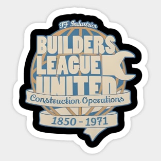 Blu Builders League United Sticker